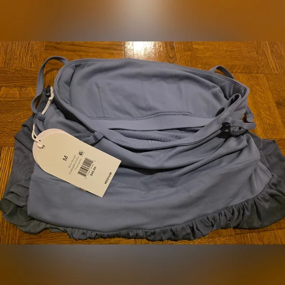 Blogilates Barre Active Romper Steel Blue Size M - Picture 13 of 16